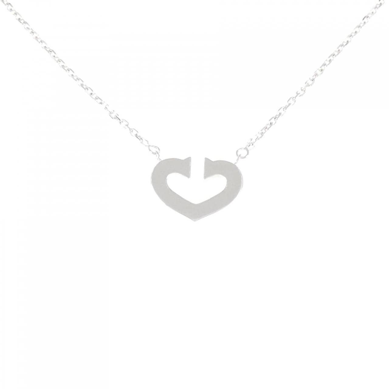 カルティエ Cハート ネックレス