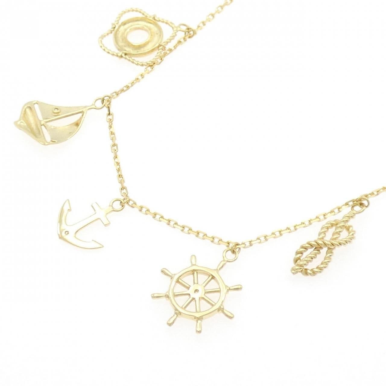 K18YG ダイヤモンド ネックレス