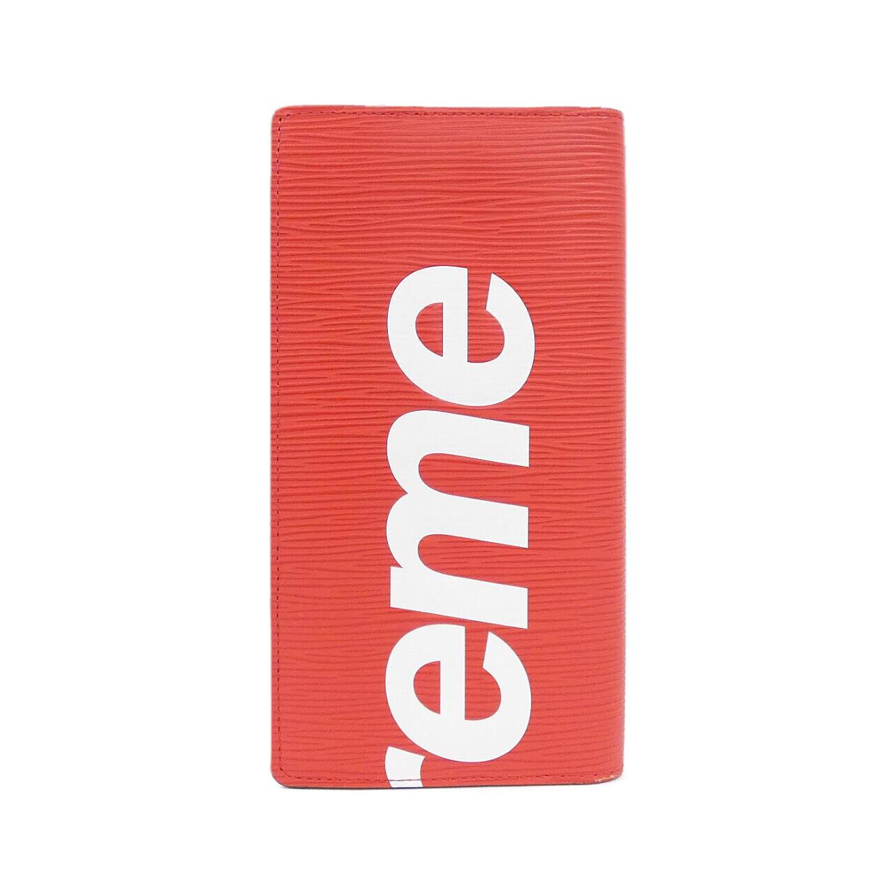 ルイヴィトン エピ(SUPREME) ポルトフォイユ ブラザ M67719 財布