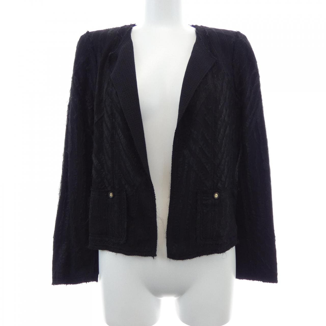 【ヴィンテージ】シャネル CHANEL P21321W03138 03P ノーカラージャケット