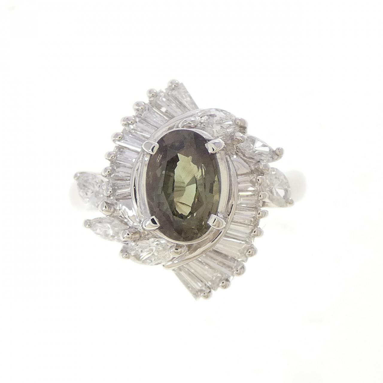 PT900 アレキサンドライト リング 0.77CT