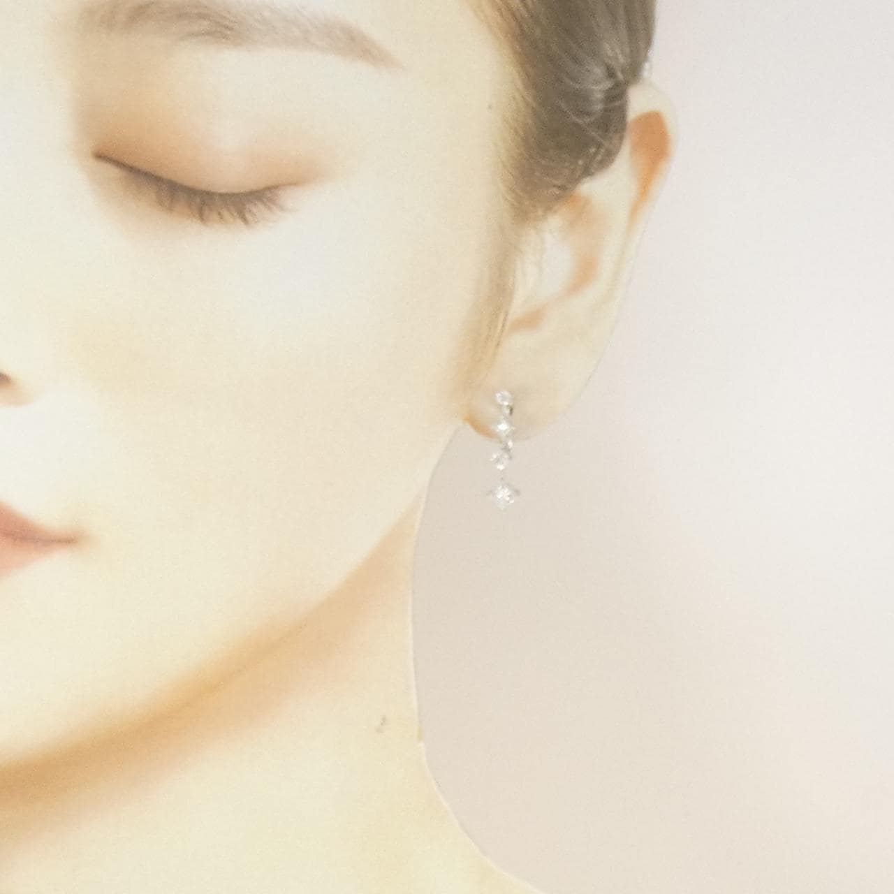ミキモト ダイヤモンド イヤリング 1.10CT