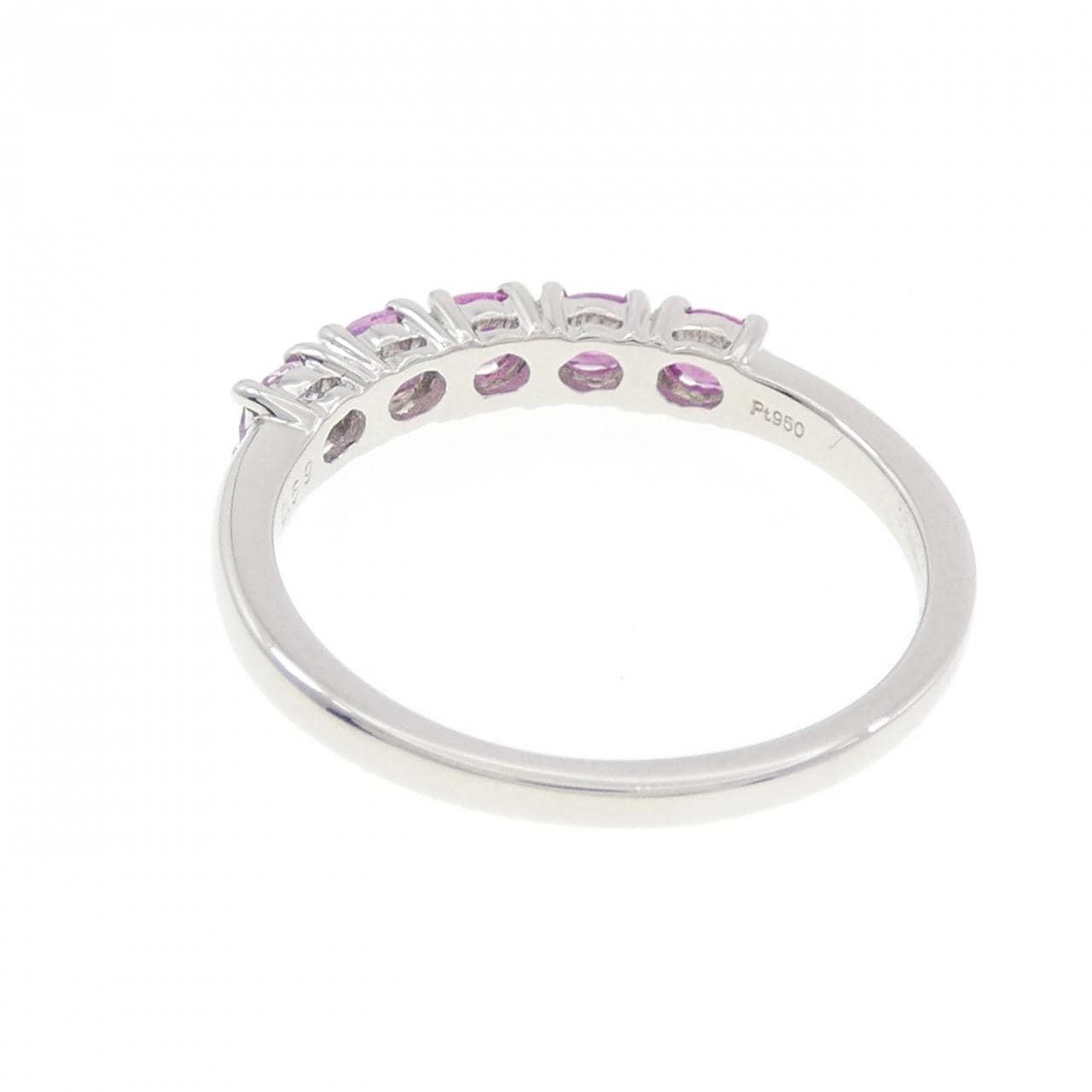 PT950 サファイヤ リング 0.59CT