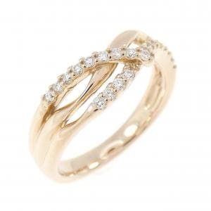 K18PG ダイヤモンド リング 0.20CT