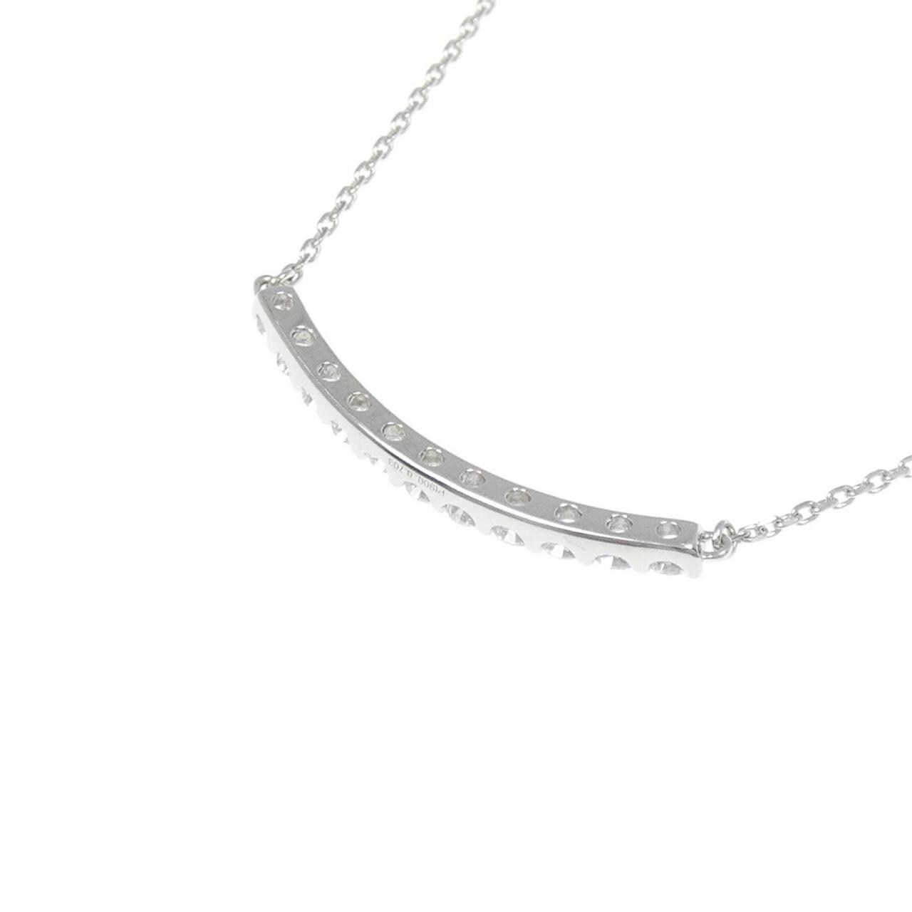 【新品】PT900/PT850 ダイヤモンド ネックレス 0.703CT