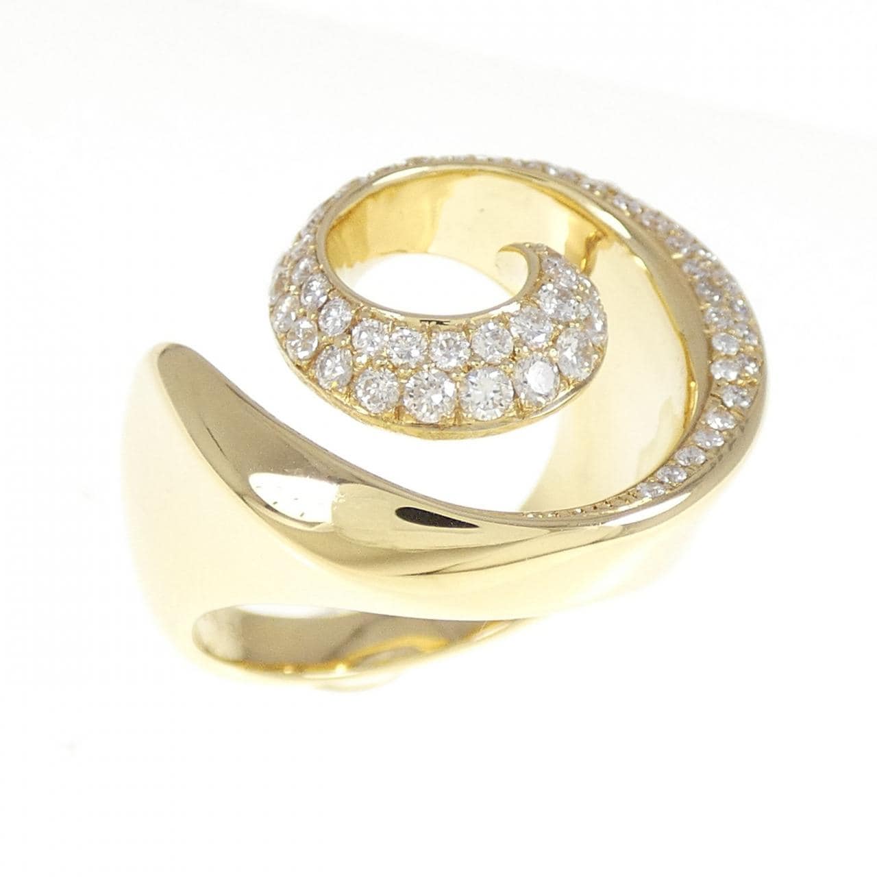 K18YG ダイヤモンド リング 0.36CT