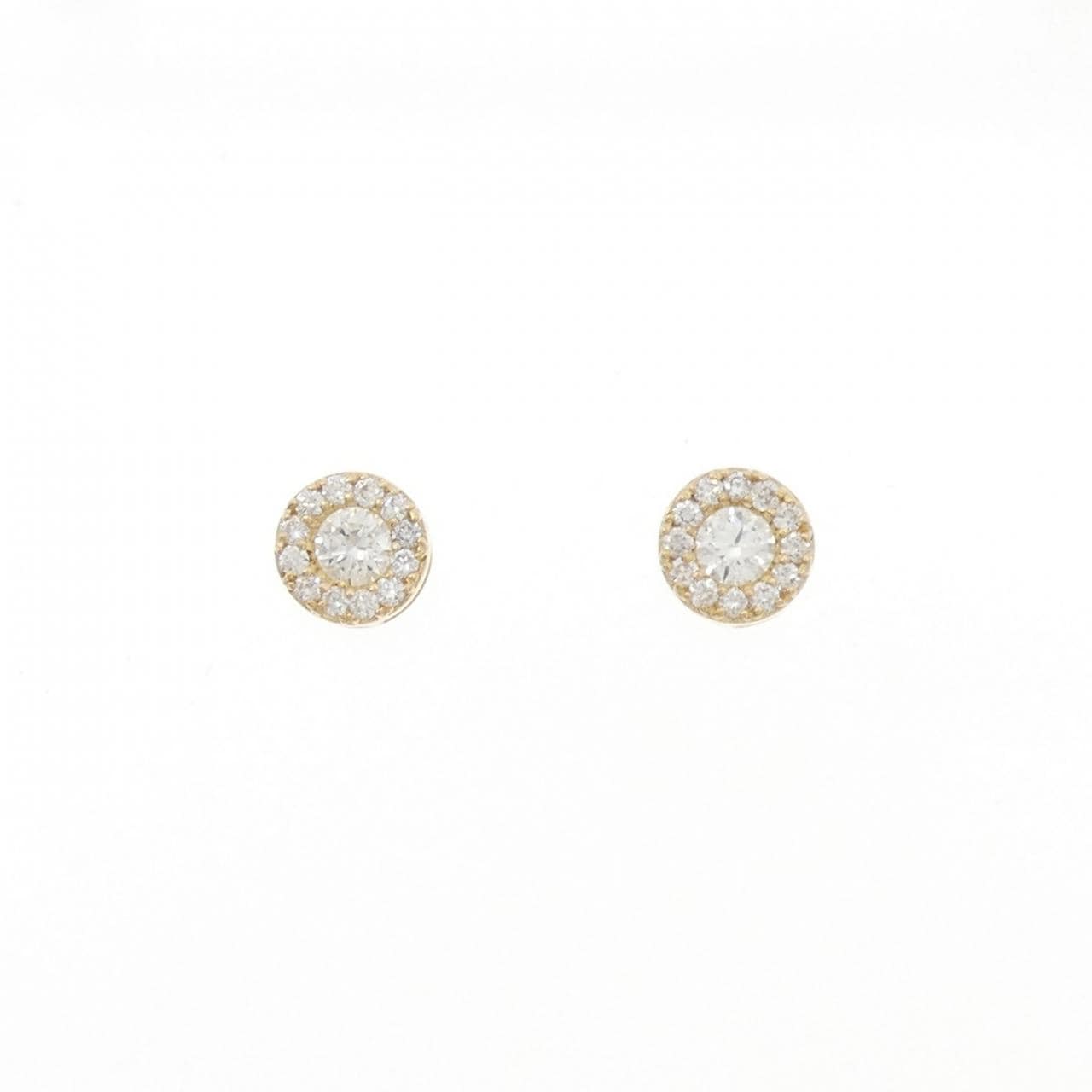 【リメイク】K18YG ダイヤモンド ピアス 0.30CT