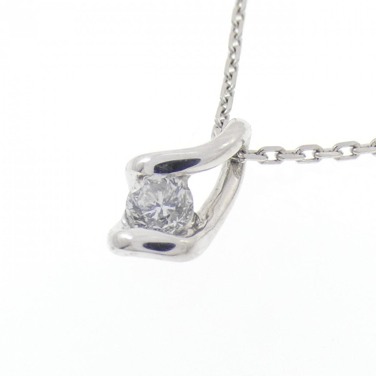 PT850 ダイヤモンド ネックレス 0.17CT