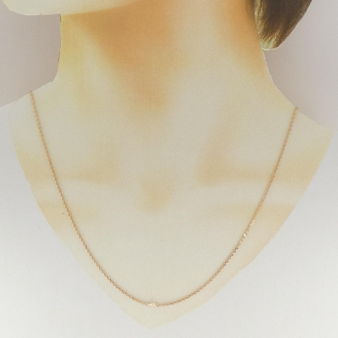 K18PG ダイヤモンド ネックレス 0.04CT