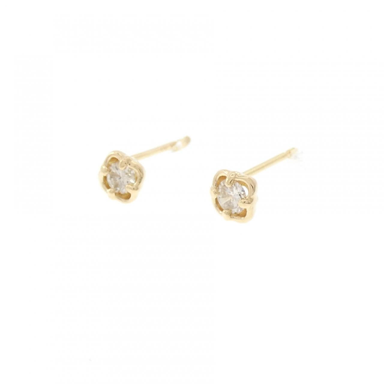 K18YG ダイヤモンド ピアス 0.20CT