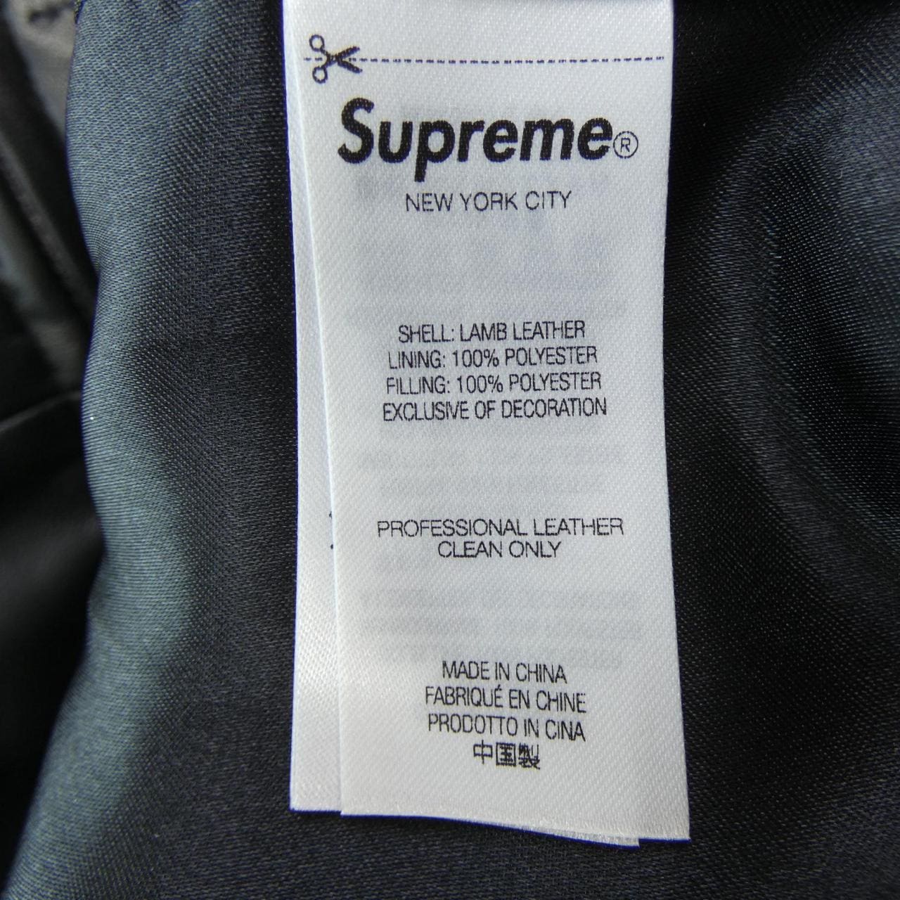 シュプリーム SUPREME レザージャケット