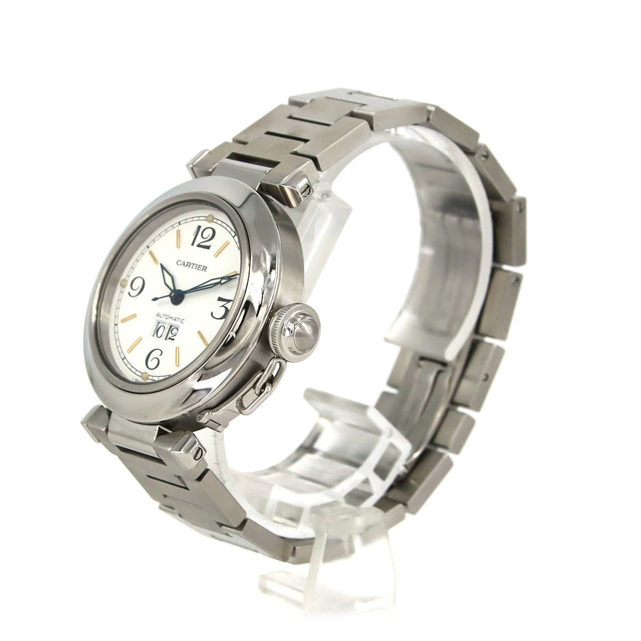 カルティエ パシャC グランデデイト W31044M7 SS 自動巻