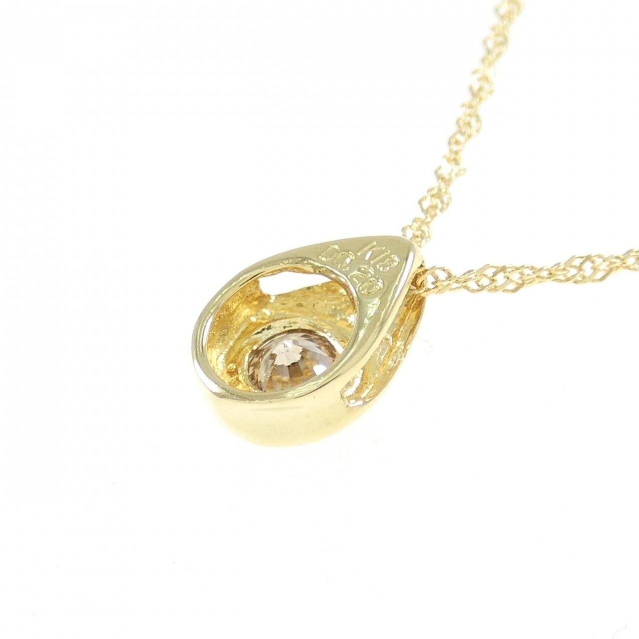 K18YG ダイヤモンド ネックレス 0.20CT