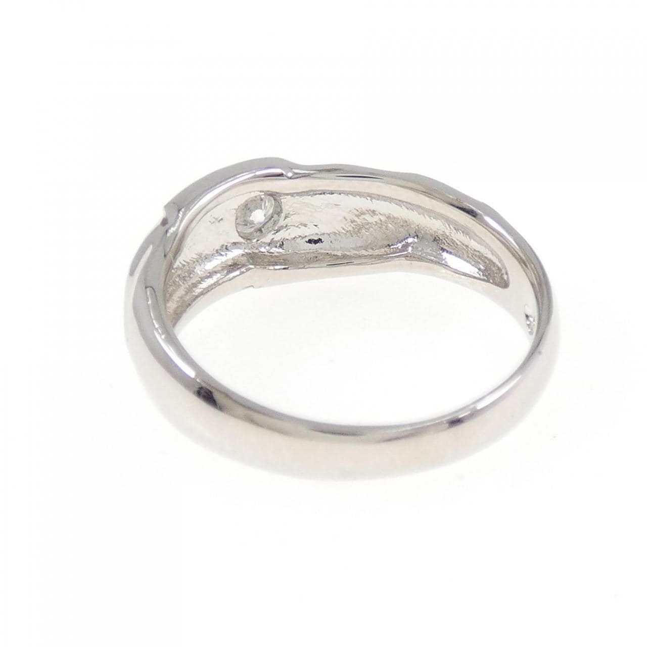 K18WG ダイヤモンド リング 0.12CT