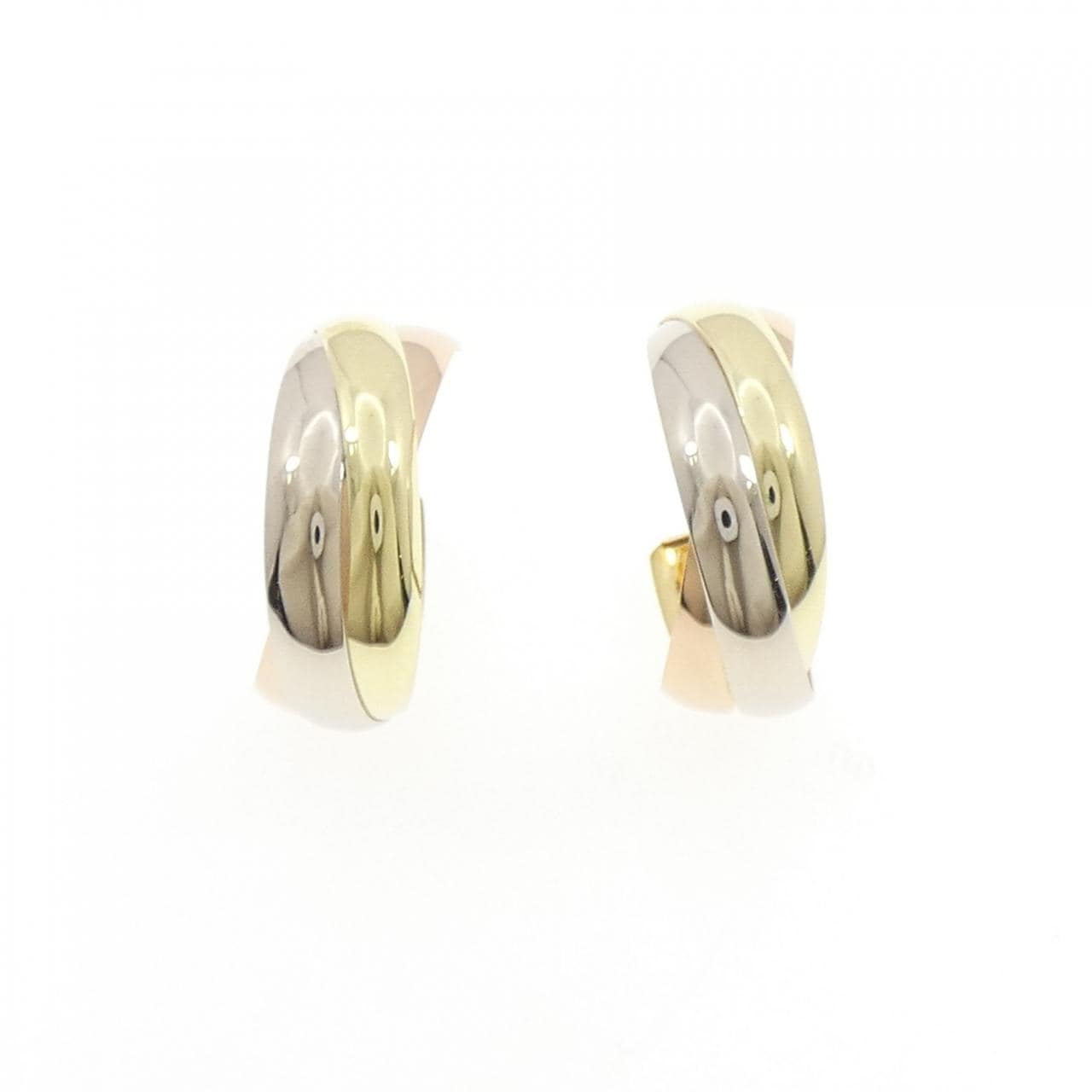 750スリーカラー/K18YG ピアス