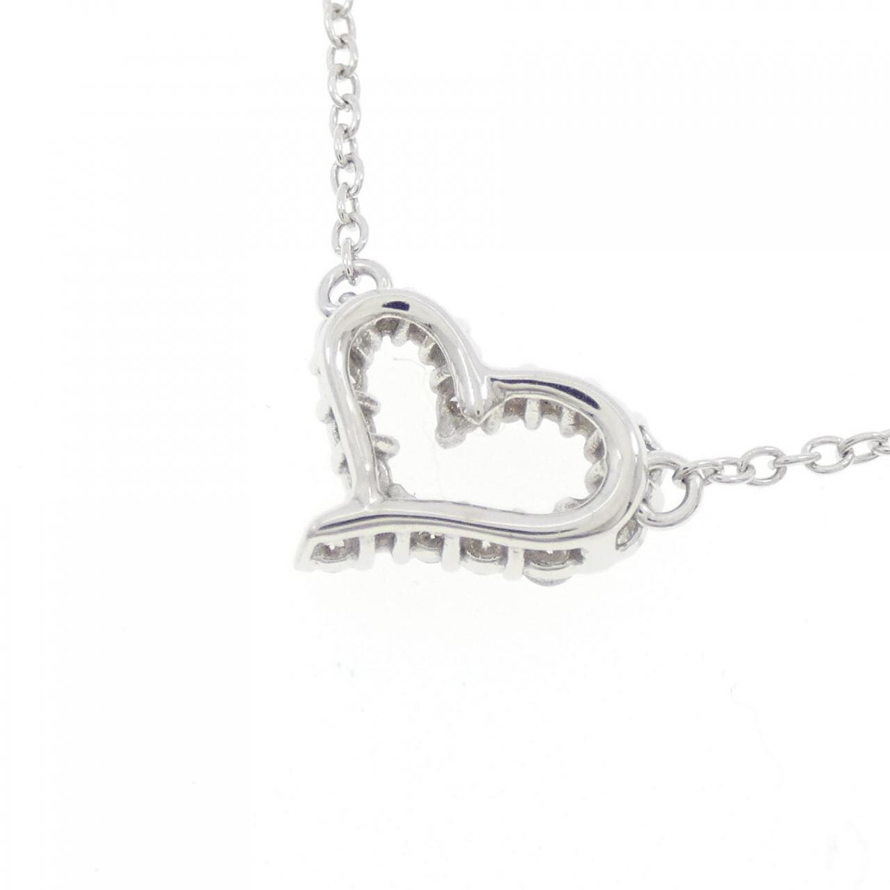 アーカー ハート ダイヤモンド ネックレス 0.18CT