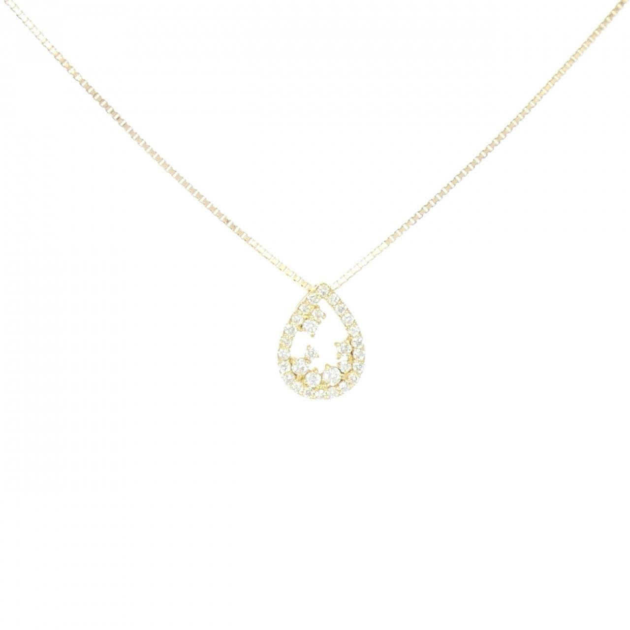 K18YG ダイヤモンド ネックレス 0.18CT