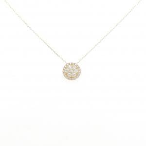 【リメイク】K18YG ダイヤモンド ネックレス 0.30CT