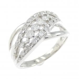 PT950 ダイヤモンド リング 0.41CT