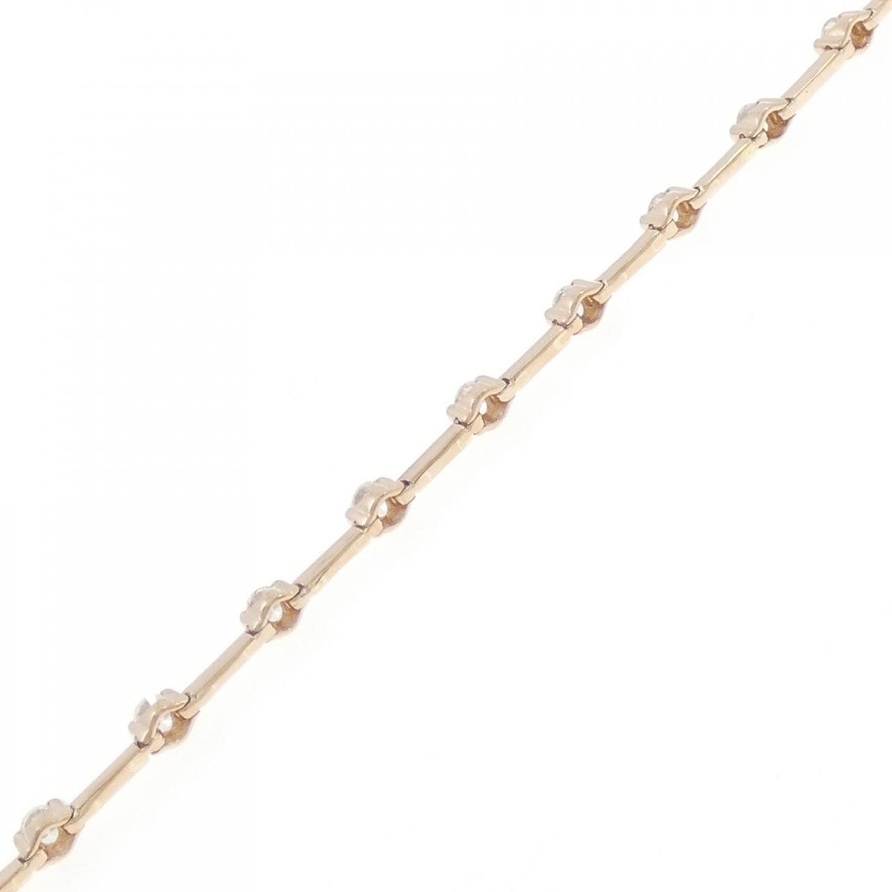 K18PG ダイヤモンド ブレスレット 1.00CT