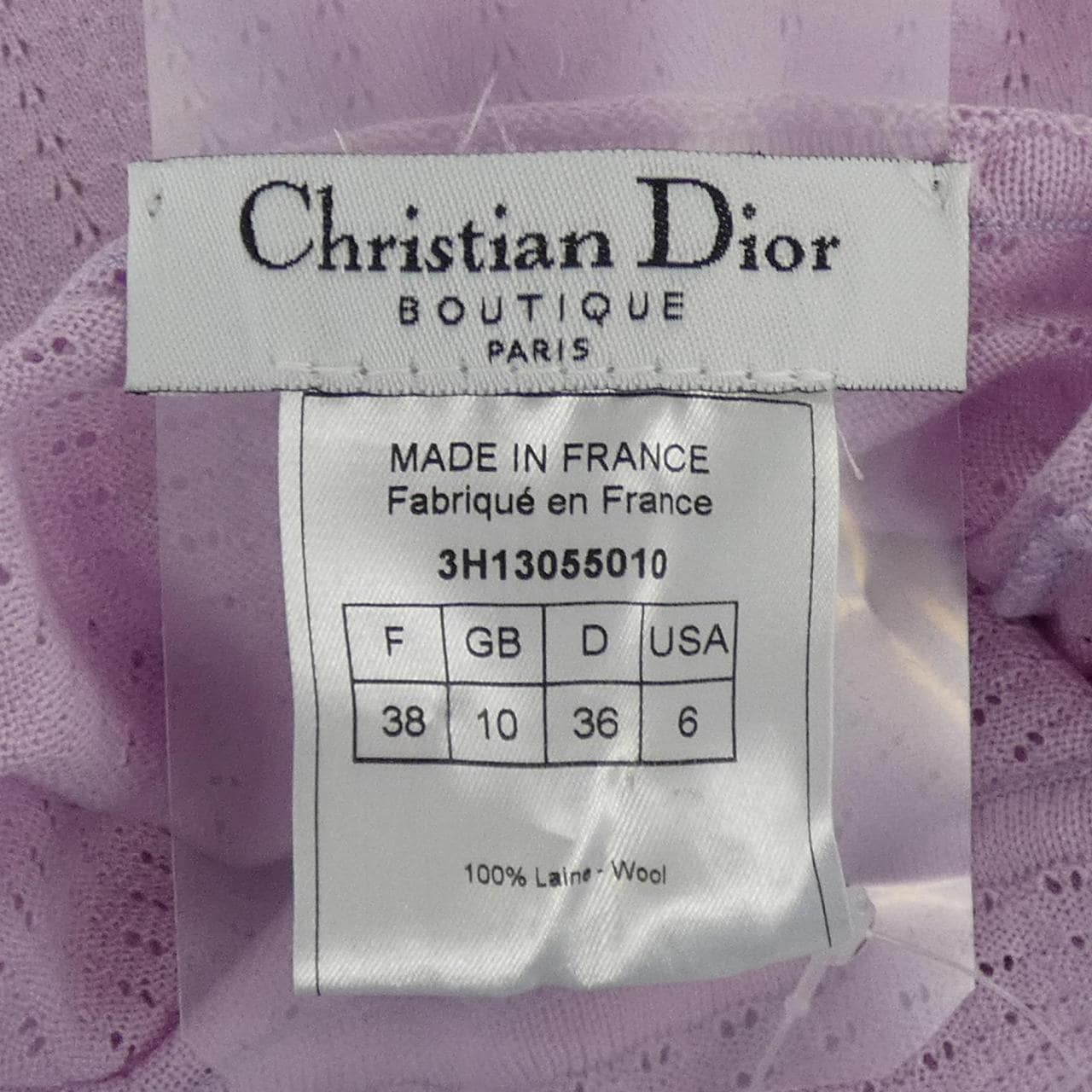 【ヴィンテージ】クリスチャンディオール CHRISTIAN DIOR 3H13055010 ニット