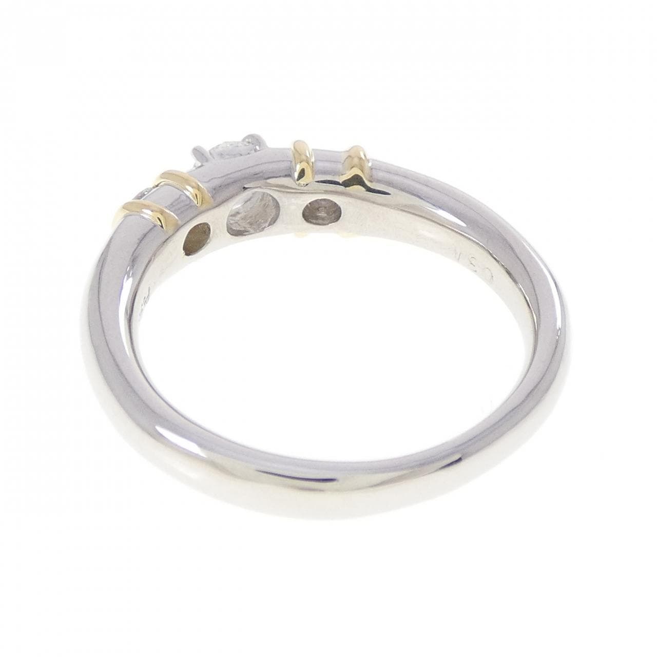 PT900/K18YG ダイヤモンド リング 0.31CT