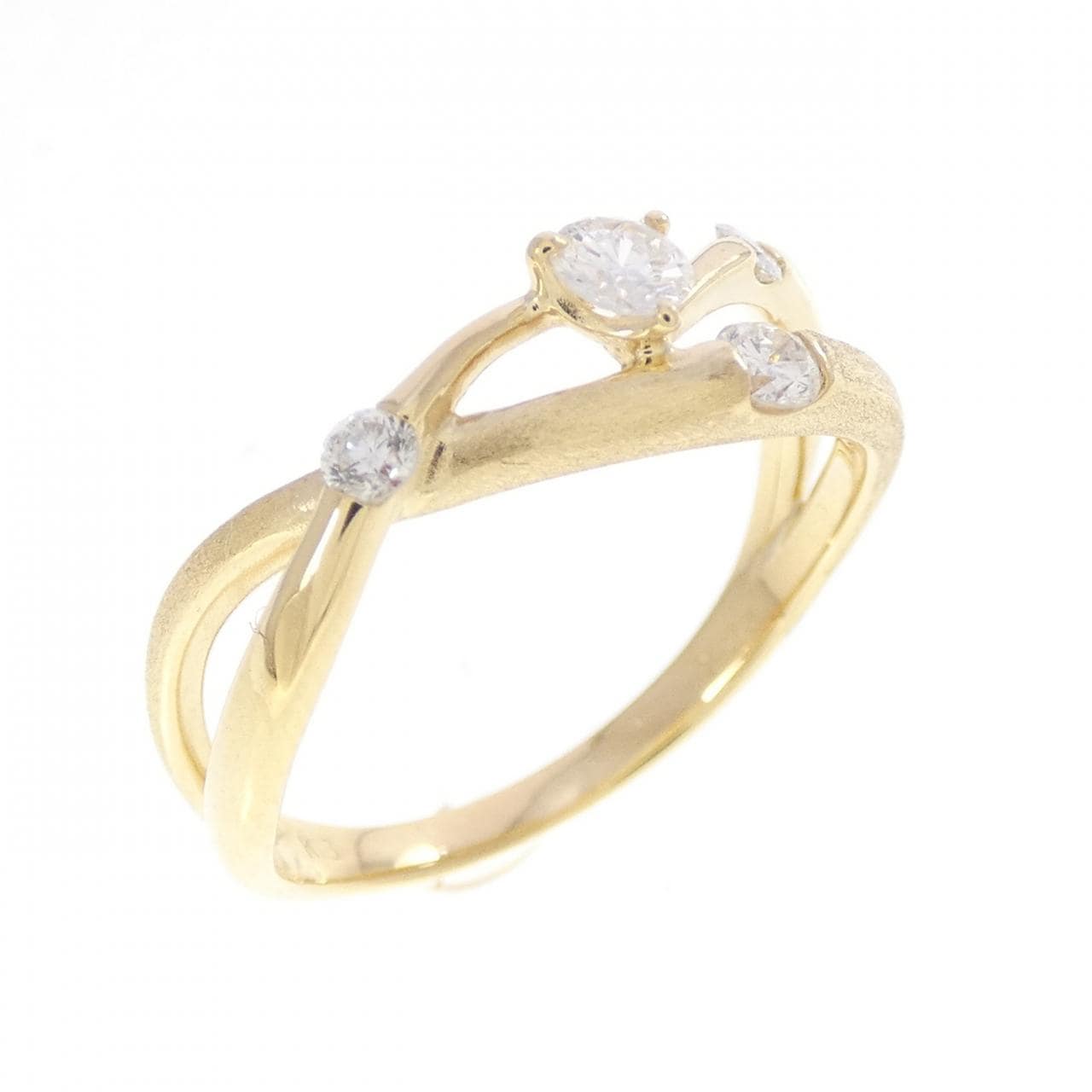 K18YG ダイヤモンド リング 0.23CT