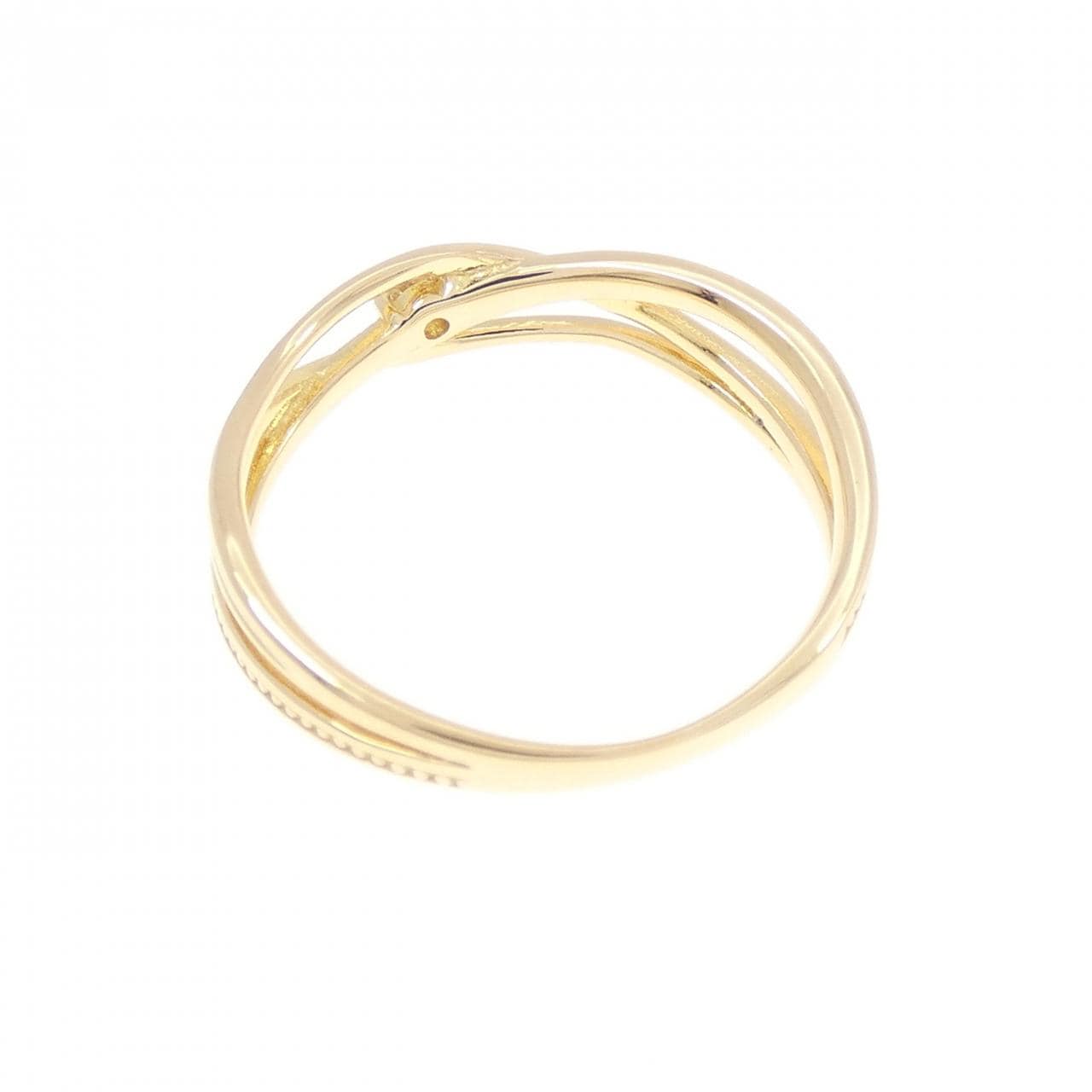 K18YG ダイヤモンド リング 0.03CT