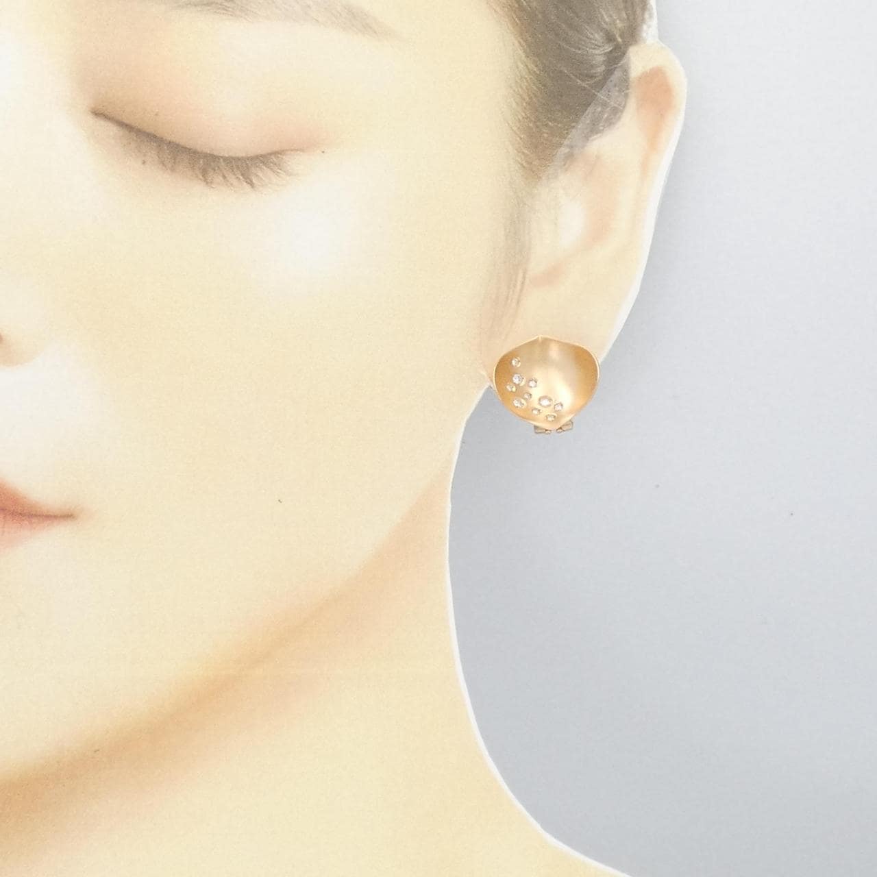750PG Diamond earrings