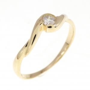 K18YG Diamond ring