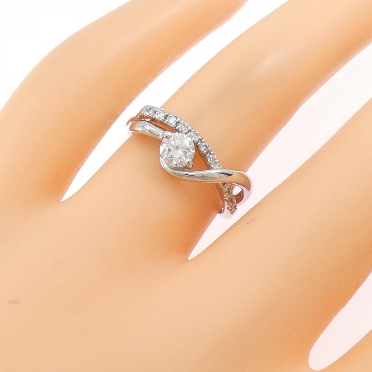 PT950 ダイヤモンド リング 0.304CT I SI2 VG