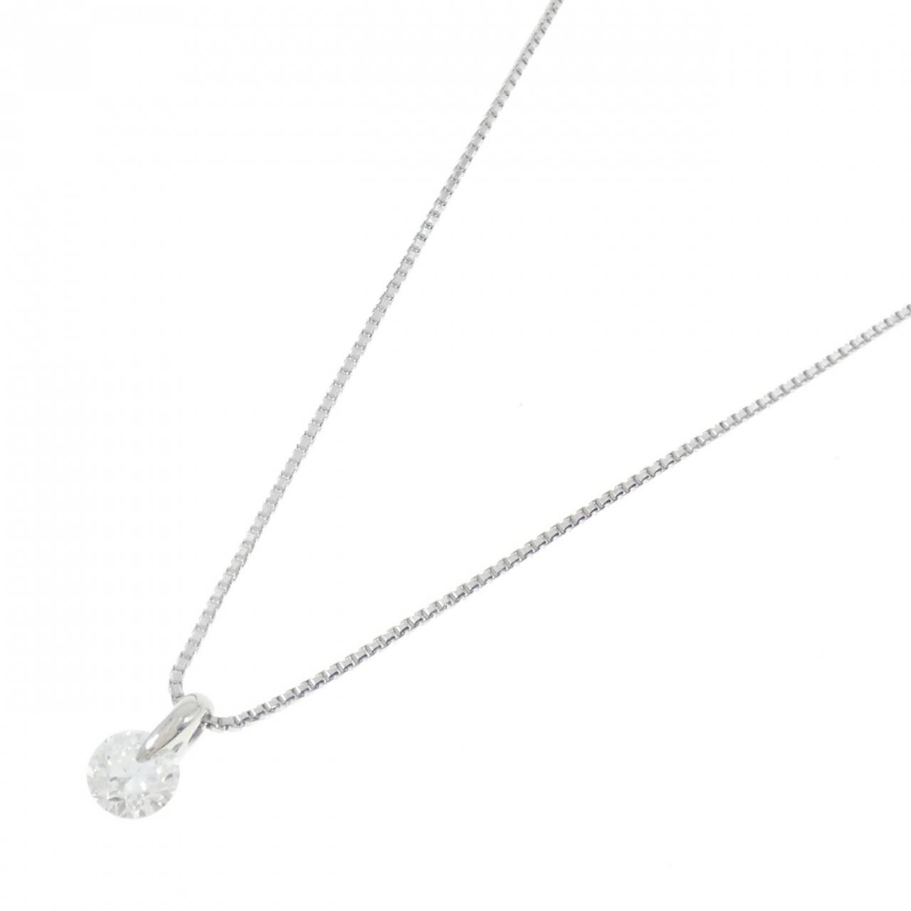 PT ソリティア ダイヤモンド ネックレス 0.503CT