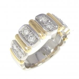 PT900/K18YG ダイヤモンド リング 0.52CT