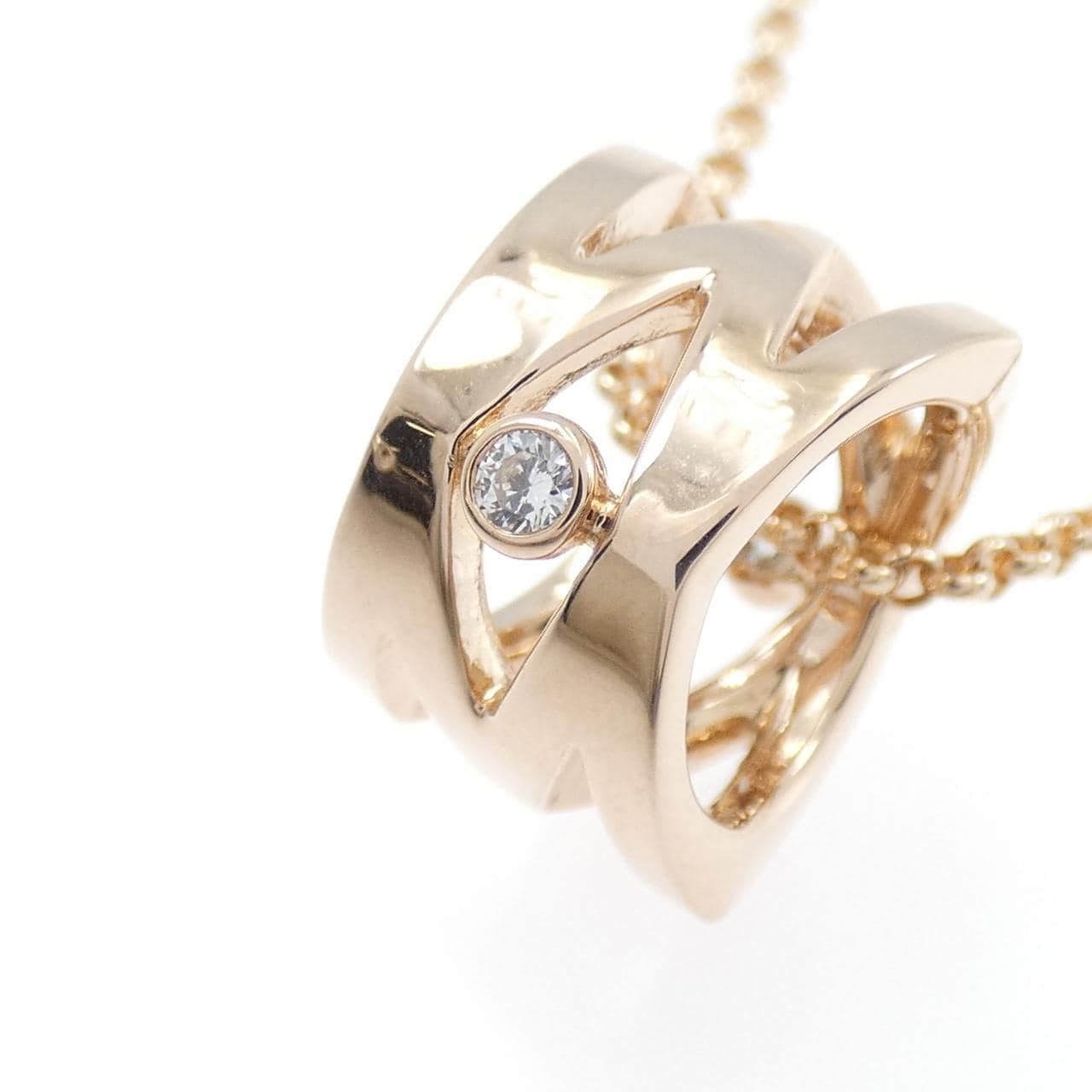 ミキモト エム シグネチャー ネックレス 0.05CT