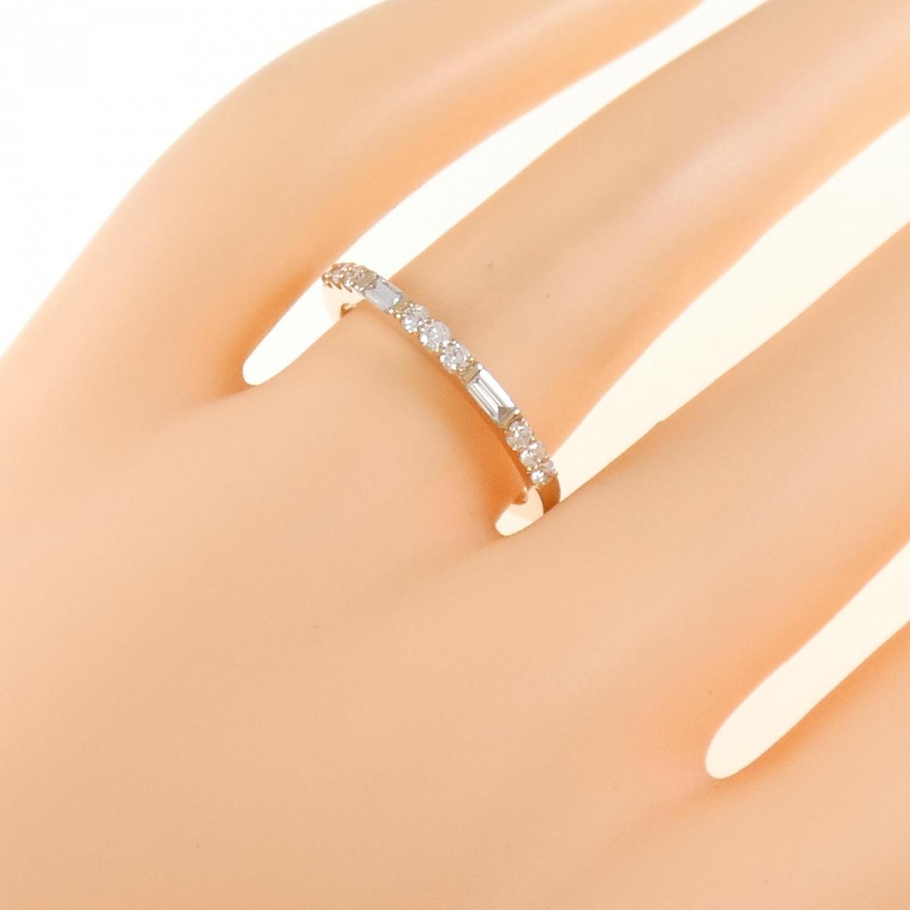 K18PG ダイヤモンド リング 0.30CT