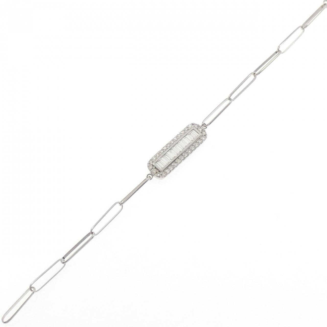 【新品】PT900 ダイヤモンド ブレスレット 0.40CT