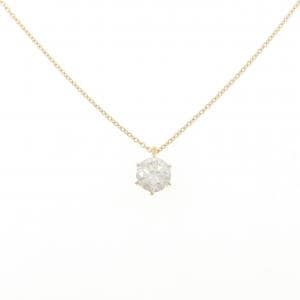 【リメイク】K18YG ダイヤモンド ネックレス 1.011CT G I1 Good