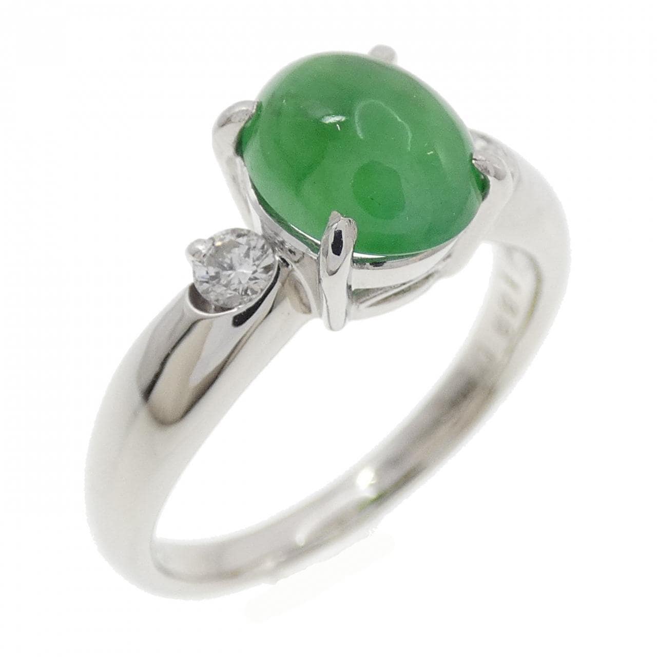 PT900 ヒスイ リング 1.88CT