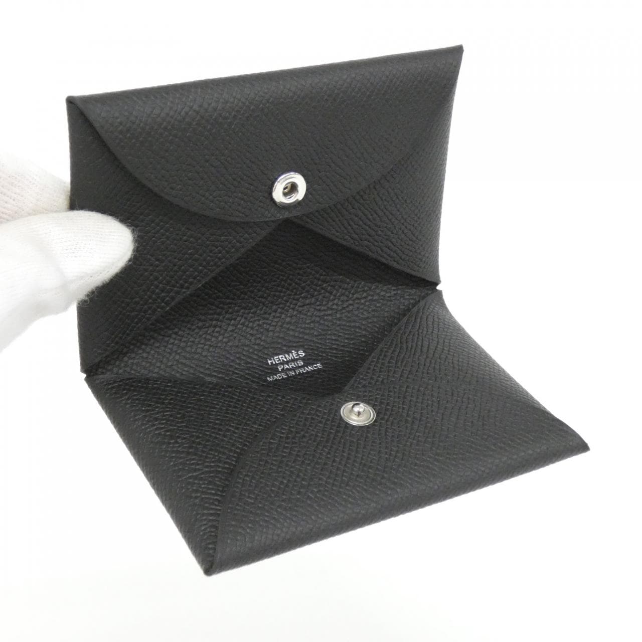 【未使用品】エルメス カルヴィ 044164CK カードケース