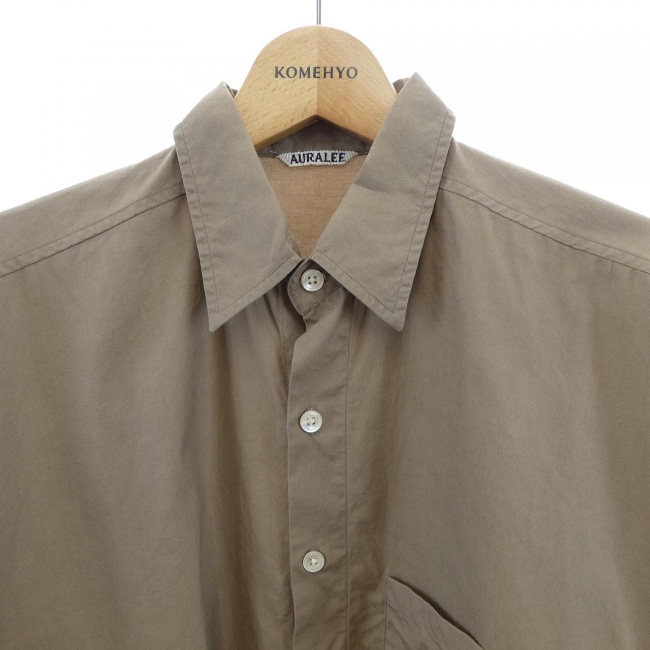 オーラリー AURALEE S／Sシャツ