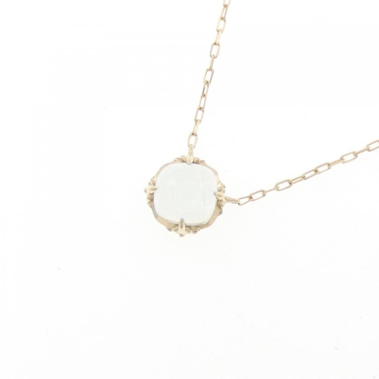 アガット アクアマリン ネックレス