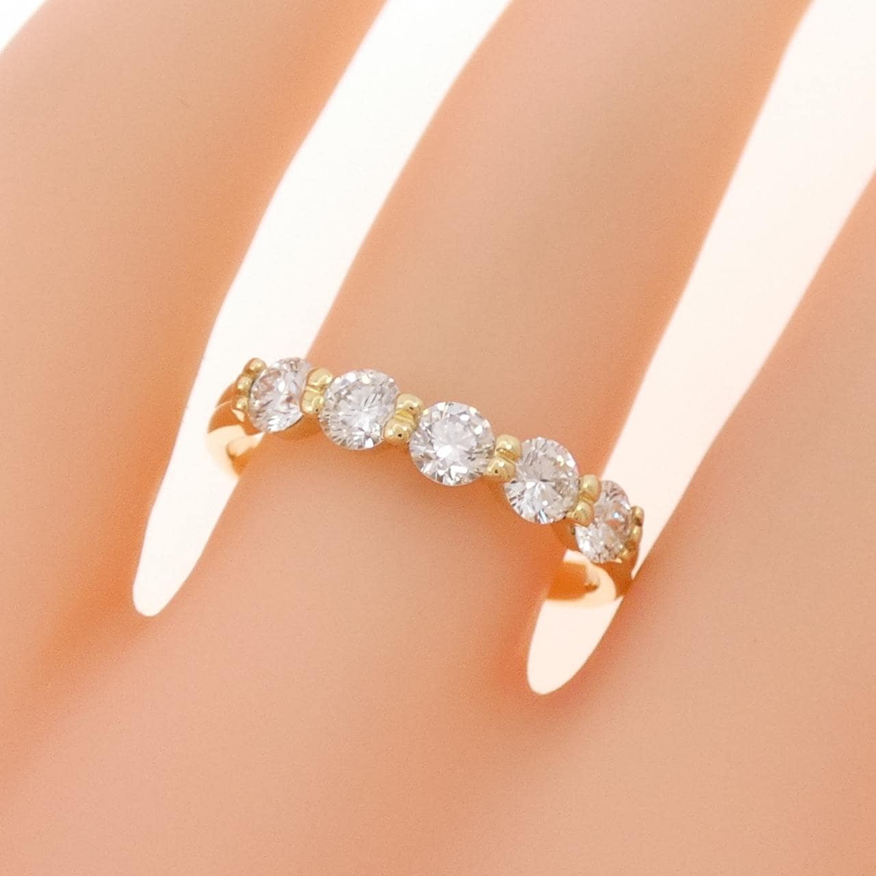 K18YG ダイヤモンド リング 0.700CT