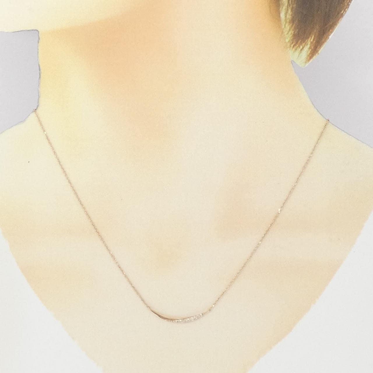 K18PG ダイヤモンド ネックレス