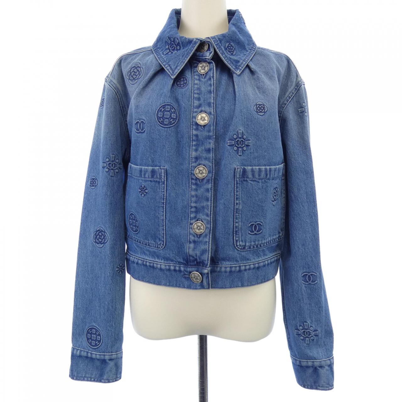 CHANEL P70204V61786 21P denim jacket