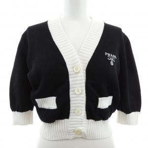 プラダ PRADA クロップド セミラグランショルダー P25I04 S211 1ZO5 カーディガン