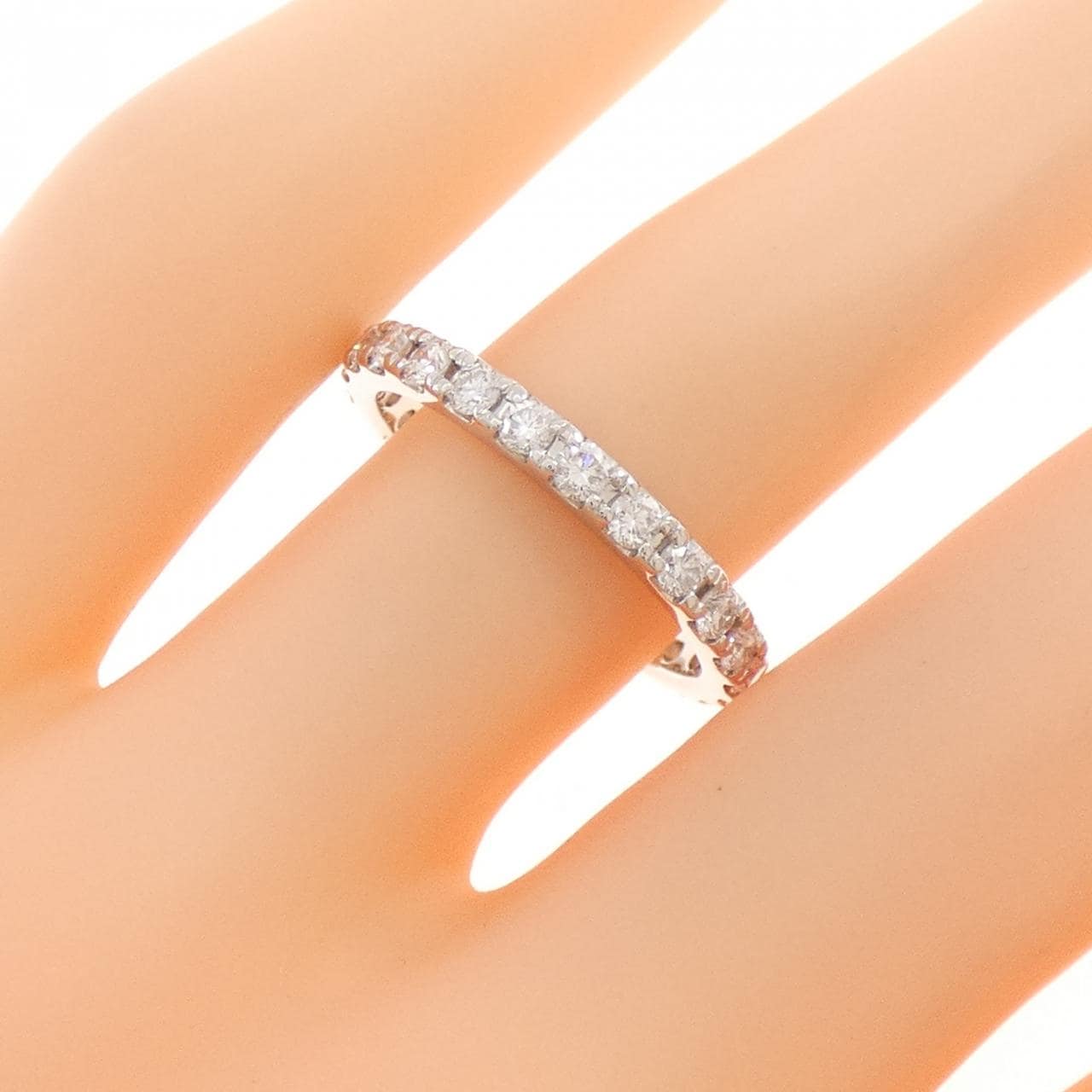PT900 フルエタニティ ダイヤモンド リング 1.00CT