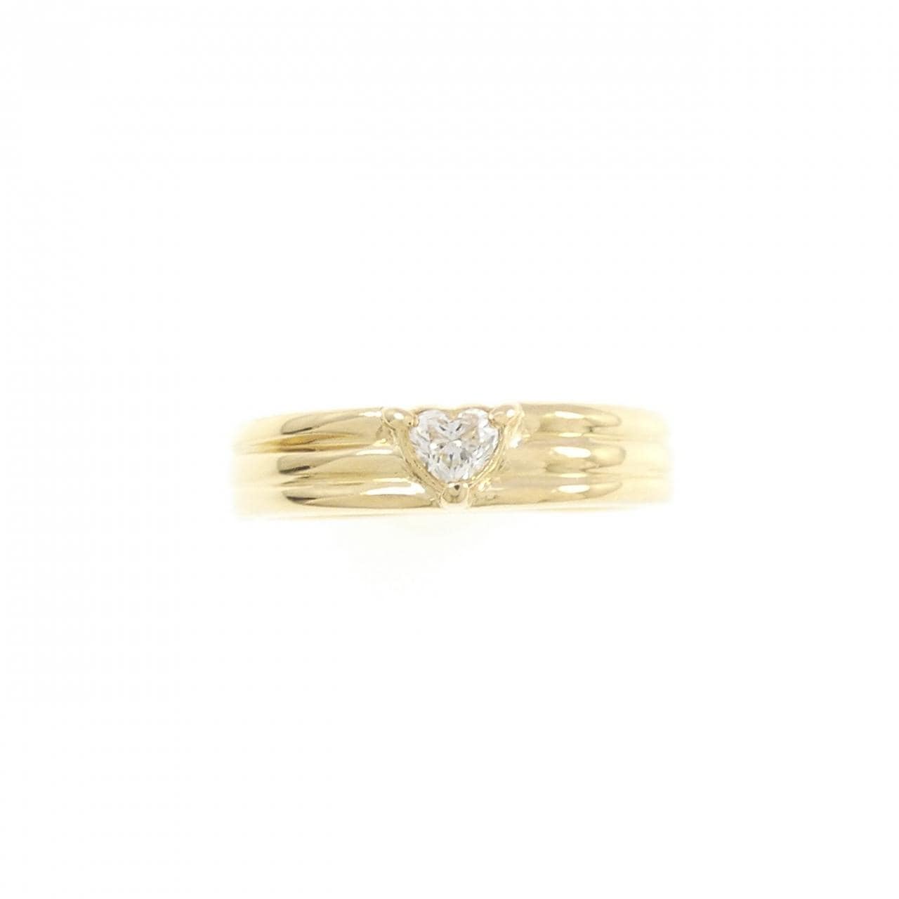 K18YG ダイヤモンド ピンキーリング 0.100CT