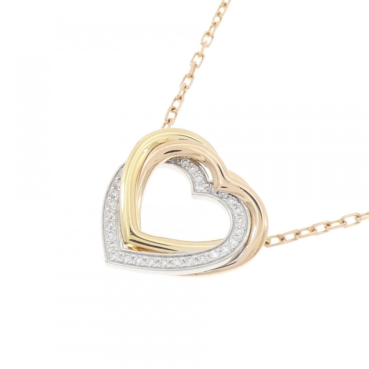カルティエ トリニティ ハート ネックレス
