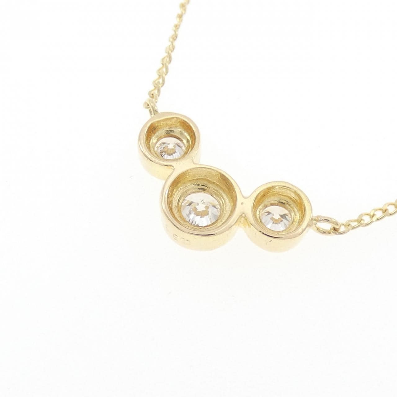 K18YG ダイヤモンド ネックレス 0.30CT