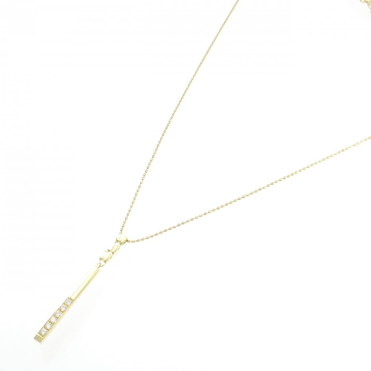K18YG ダイヤモンド ネックレス 0.10CT